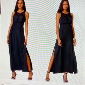 IRO Georgy Designer Black Maxi Dress size FR34 US2